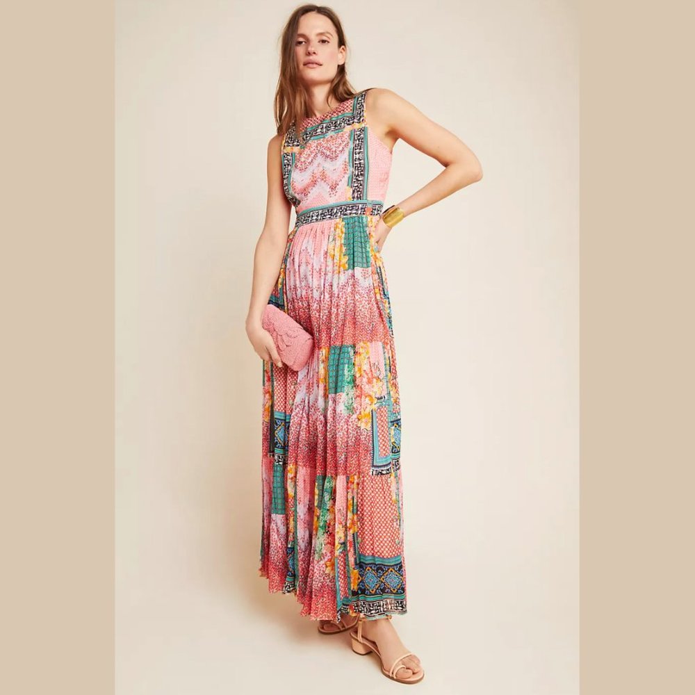 NWT Anthro BHANUNI BY JYOTI Alessandra Maxi Dress